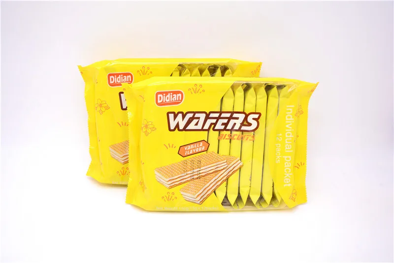13g*12 cream energy cheap biscuits delicious cheese vanilla chocolate flavor wafer biscuit
