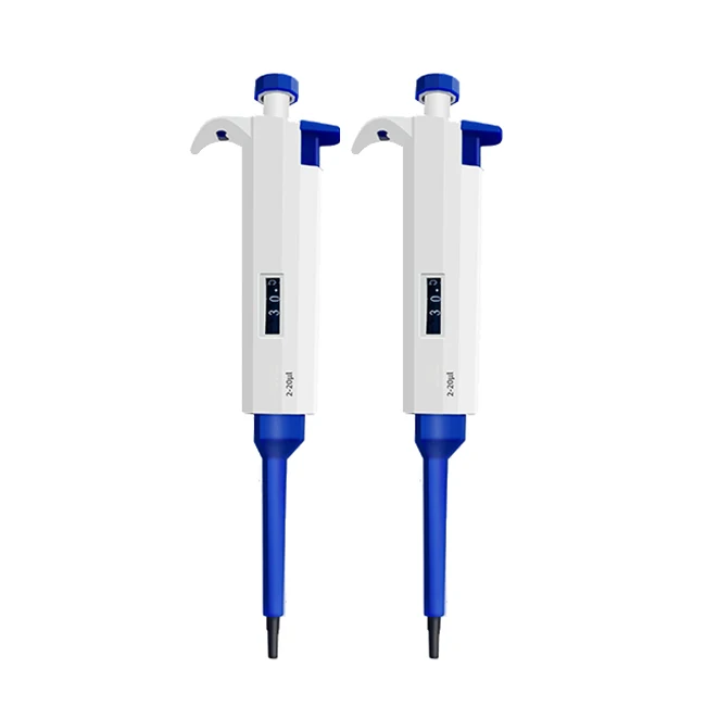 Laboratory liquid adjustable volume pipette gun single channel manual pipette automatic micropipette fixed volume