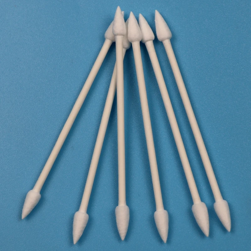 4.7mm Eco-friendly Double Ended Pointed Cotton Bud Industrial Cleaning Qtips Cleanroom Cotton Swab