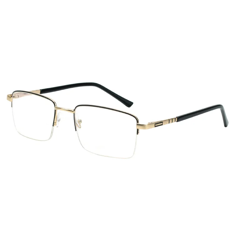 
 Новые Модные индивидуальные горячие продажи квадратные металлические очки с блокировкой синего света оптическая оправа очки для мужчин  