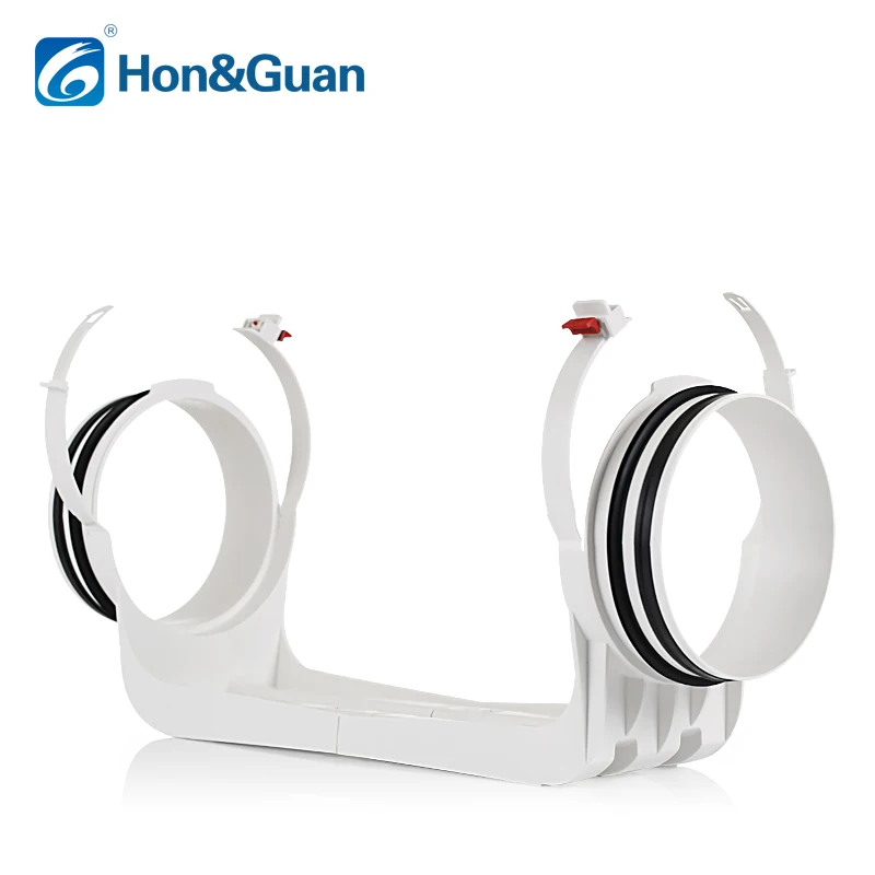 hon guan plastic 6 inch 500 cfm high speed lower noise bedroom exhaust fan