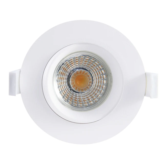 DIP design 2700kK/3000K/DTW 1800K to 2700K switchable cob downlight gyro 360deg rotate 5years warranty