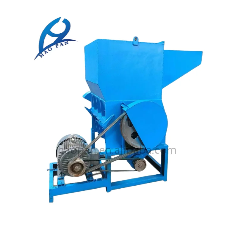Пластиковая дробилка для гранулятора hdpe HAOPAN800 с баком хранения