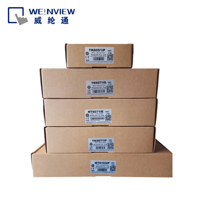  Weintek Weinview Цена по прейскуранту завода 7 дюймов сенсорный экран панель MT8071iP MT6071iP HMI POS машины и