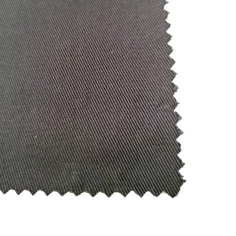 Textile raw material dark blue twill PC 80% polyester 20% cotton fabric for workers jacket