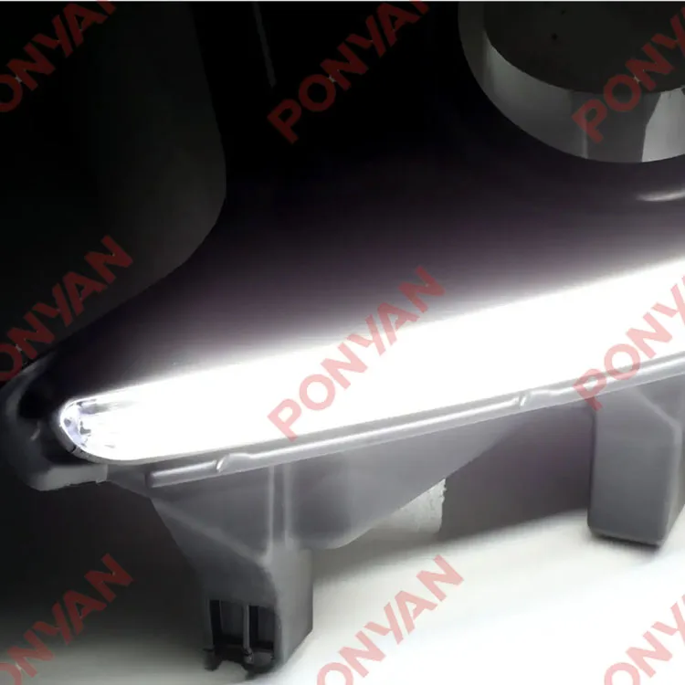 High quality customizable Penyang Pentair with DRL bezel and cabled fog lights, suitable for Fit 2014-2016 Toyota Highlander