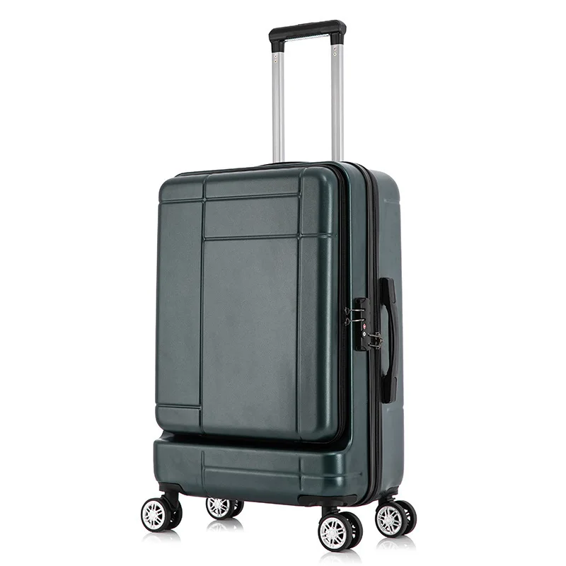 YX16816 YoiXin 20 inches 24 inches Luggage Sets Matte TSA Passwords Lock Trolley Luggages With Front Opening Suitcases