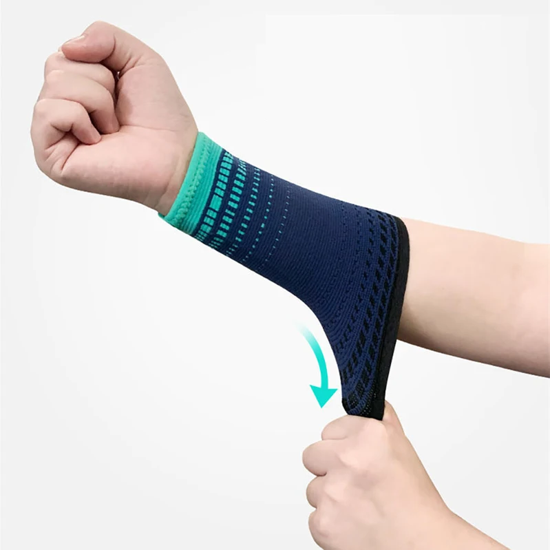  Custom Simple Sport Elastic Embroidered Adjustable Orthopedic Wrist