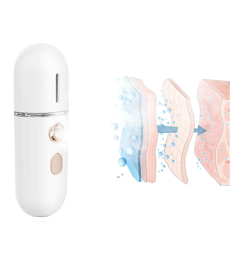 Original Source Face Spa Deep Hydration 3 in 1 Nano Spray Mini Electric Mist Sprayer Face Vaporizer Jet Peel Machine