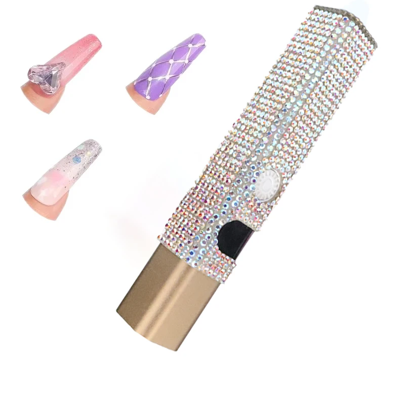 HJS LCD display 18K LED nail Lamp  36W diamond led nail lamps free logo rechargeable nail polish dryer uv led stronger lamp
