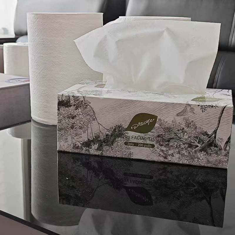 Box tissue paper In Stock Fast Shipping Exclusive for restaurant and car Cheap Soft box tissue