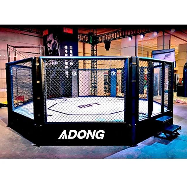 Прямые продажи с фабрики экономичная профессиональная клетка mma высокой спецификации/Настраиваемая восьмиугольная высокого качества