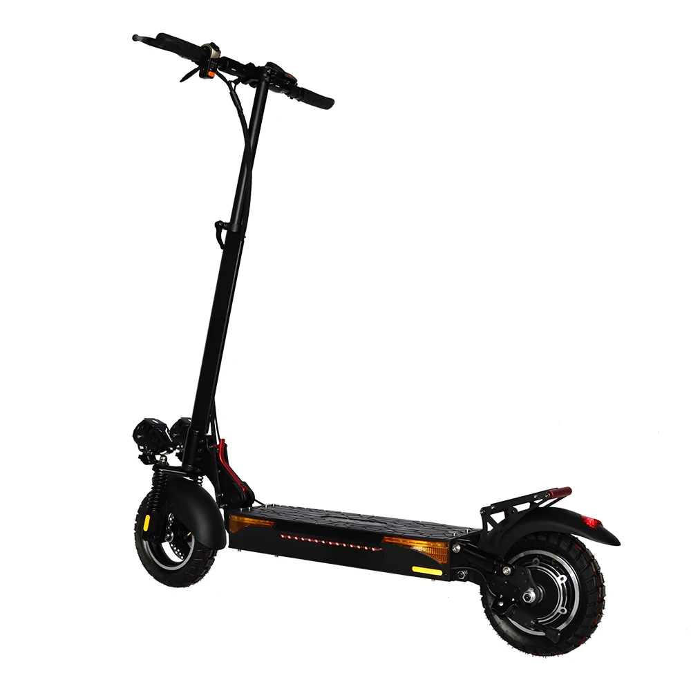 New 48v 800w Rear Motor Foldable Electric Scooter with 10 inch Off-road Wide Tire EU US Warehouse for Sale
