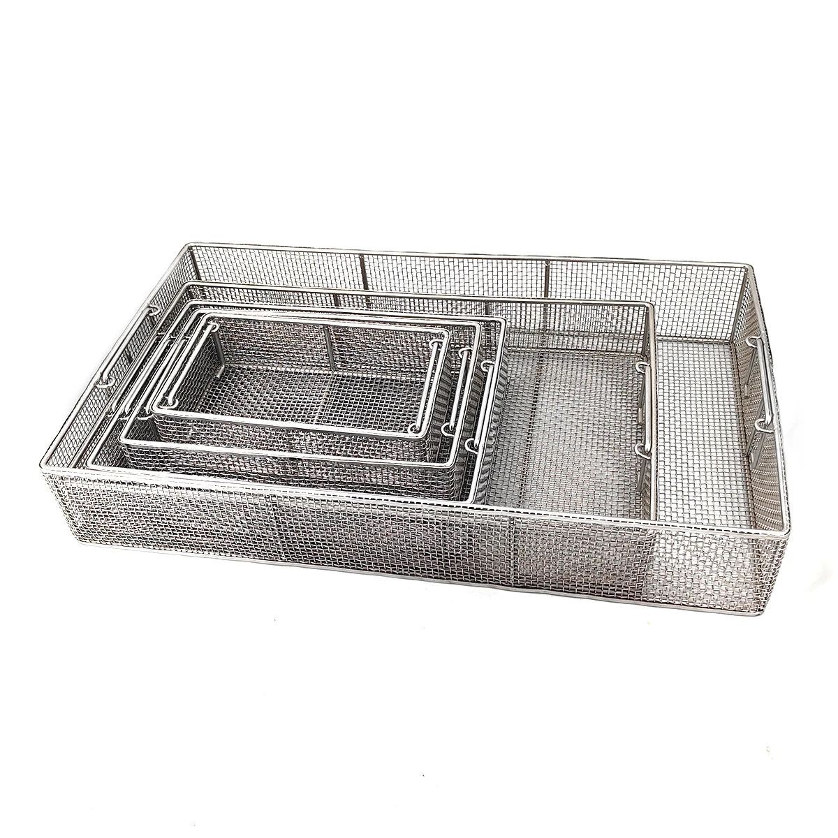 BEILANG Hot Sale Customized Storage Basket Precious Metal Stainless Steel Wire Fruit Vegetable Basket