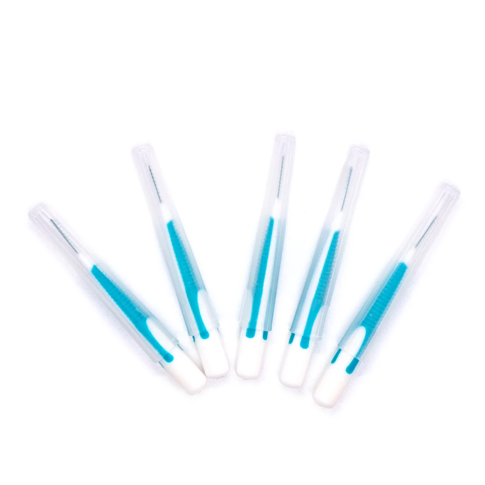 Factory price dental interdental mini disposable toothbrush for flossing mini disposable toothbrush