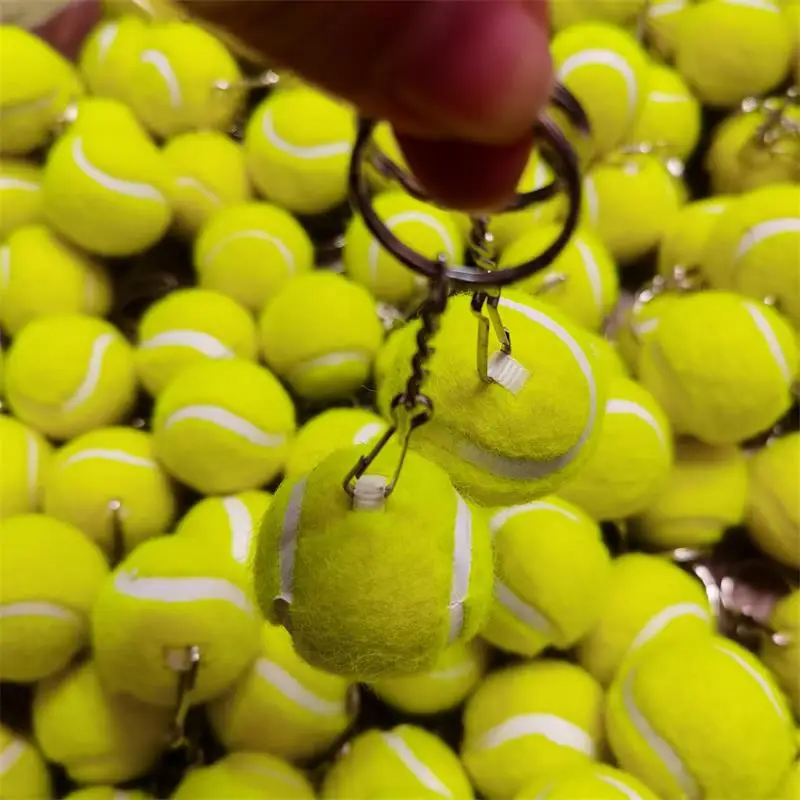 High quality ITF quality MINI tennis ball keychain for gift