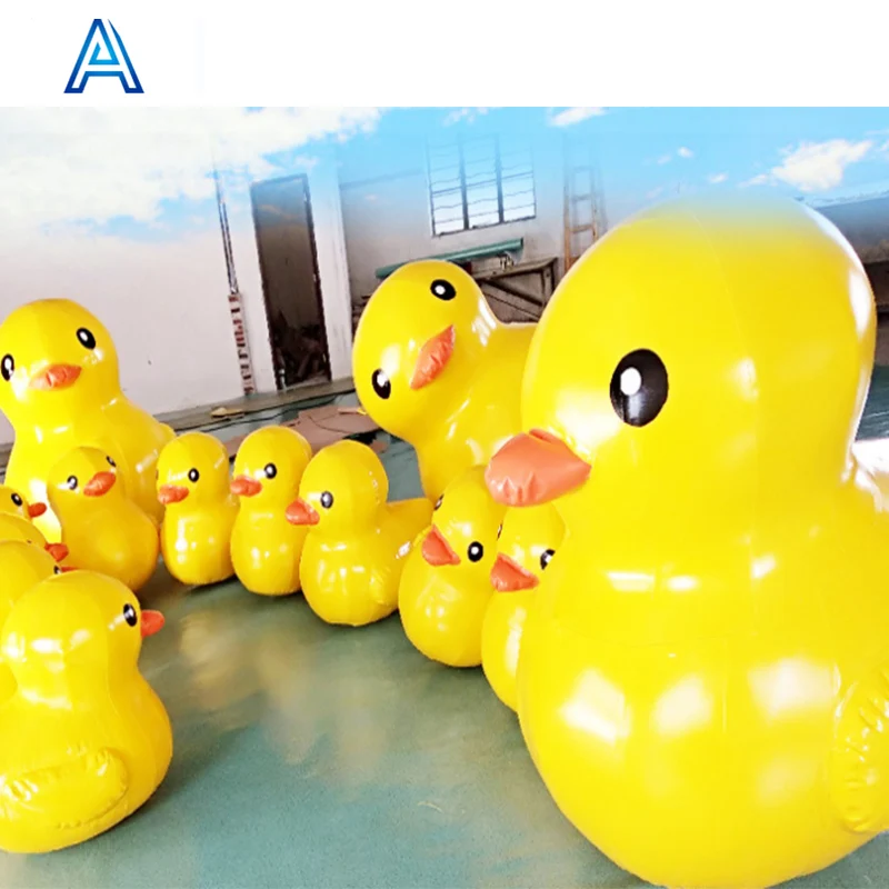 Chinese factory customized inflatable big large ducks model type for advertising holiday celebration swimming pool party