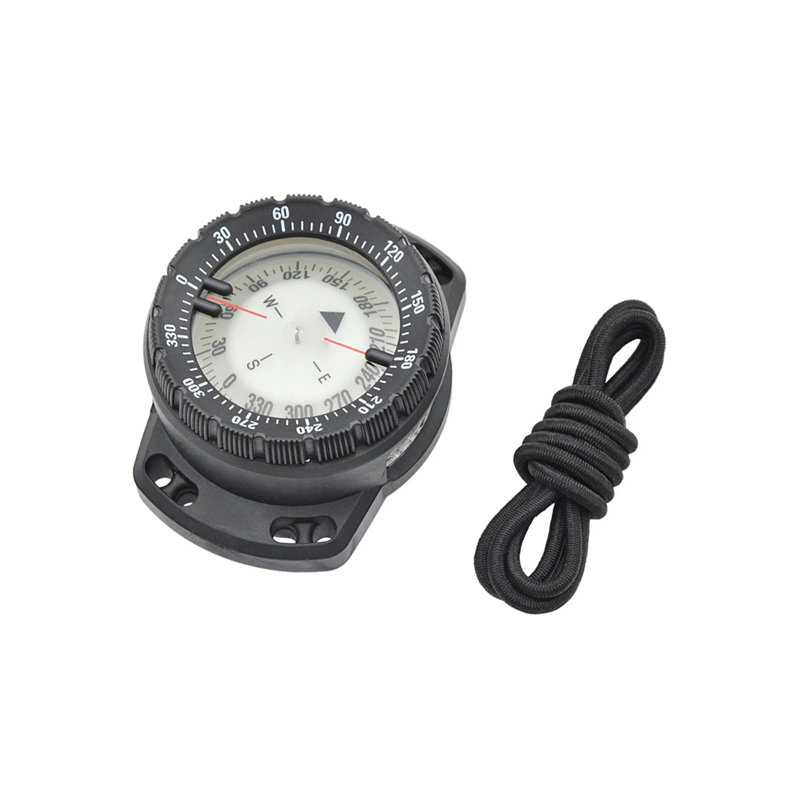 50m Watch Balanced Waterproof Luminous Compass Underwater Diving Scuba Compass