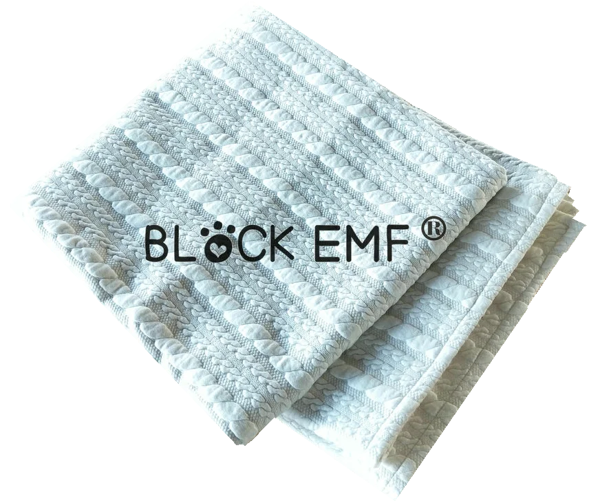 Factory Price 100% Silver Fiber  Fabric Emf Protection Anti Radiation Blanket