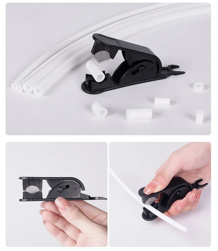 Water Pipe Accessories  Drinking Water PE Pipe Cutter with Plastic Casing  & Stainless Steel Blade for 1/4 3/8 size Pipe