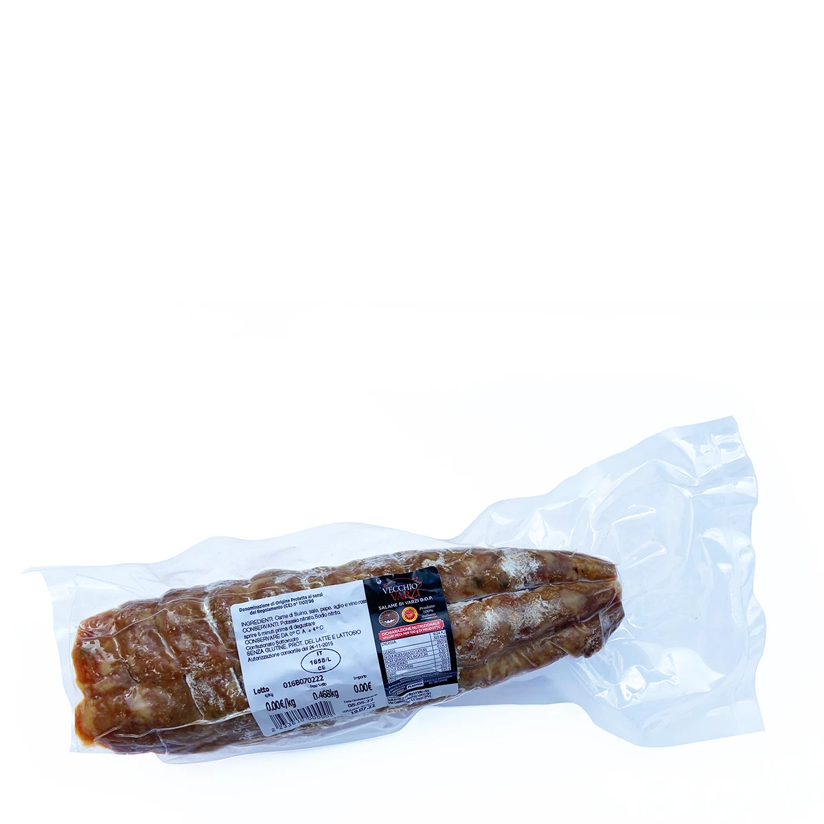 Salami Cresponetto Made In Italy  Top Quality 300 Gr Vecchio Varzi