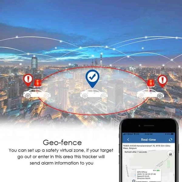 GPS Tracker 4G LTE MagneticTK905 5000mAh Rechargeable Battery 40 Days Standby Online Tracking Waterproof Car Tracker for Fleet