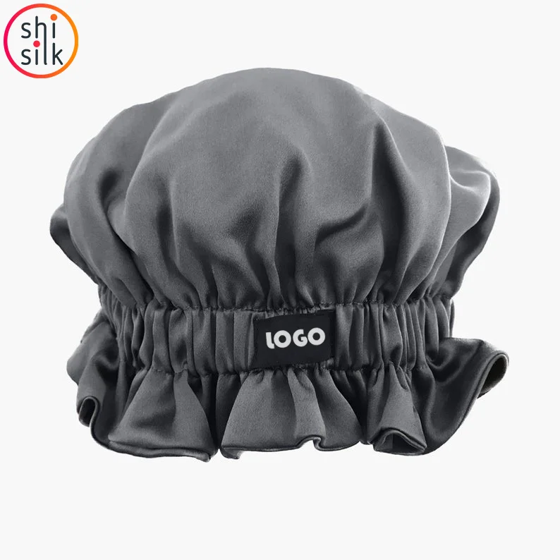 
New Designer Wholesale Mulberry Silk Bonnet For Women Shower And Sleep Satin Cap 