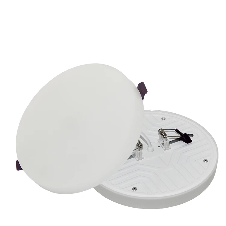 Led Slim Panel Light square Round 15w 17w 25w 33w Frameless DOB Recessed Ceiling Led Panel Light