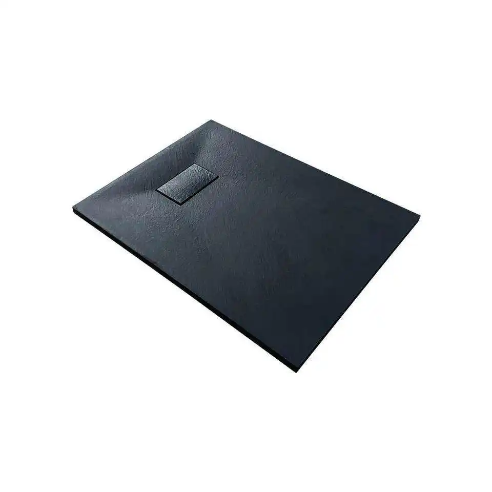 Wholesale Bathroom Shower Room Modern Black Stone Smc Shower Base Artificial Stone Shower Tray