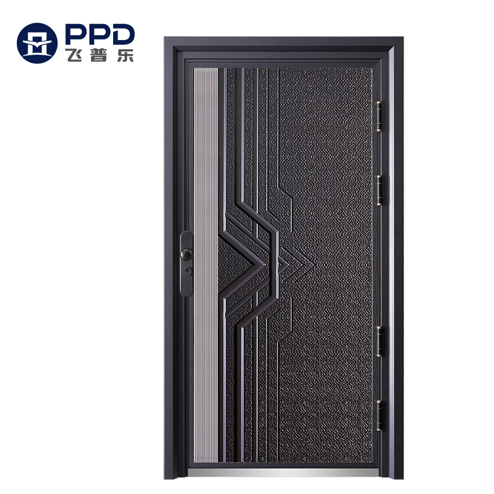 New Design Steel Sheet Material Honeycomb Filling Security Steel Doors