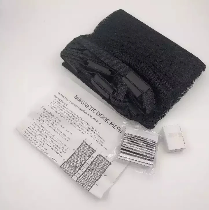 Factory wholesale magnet net hanging fly Anti mosquito magnetic soft screen door curtain