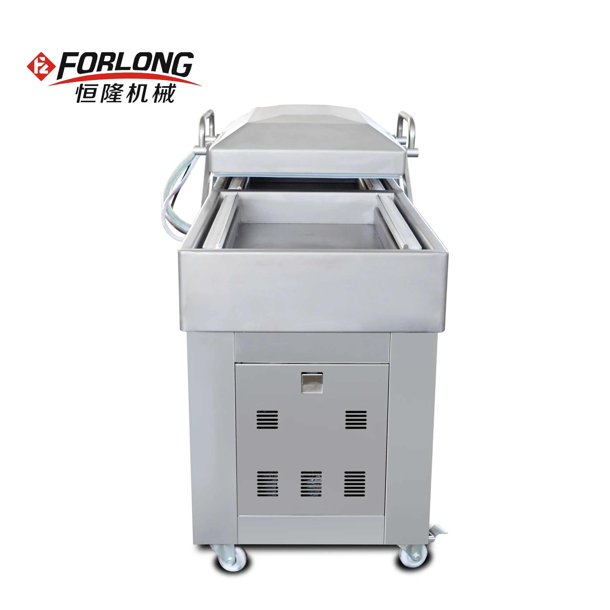 rice cake and fish double chamber vacuum packaging machinery /vacuum packing machine/vacuum chamber
