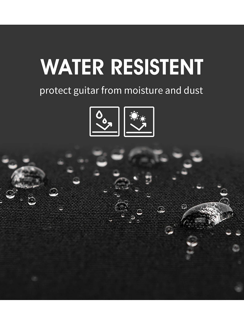 Wholesale Can Be Customized Best-selling Waterproof Fabric Thick Liner Durable Portable Soft Guitar case Performance Guitar Bag