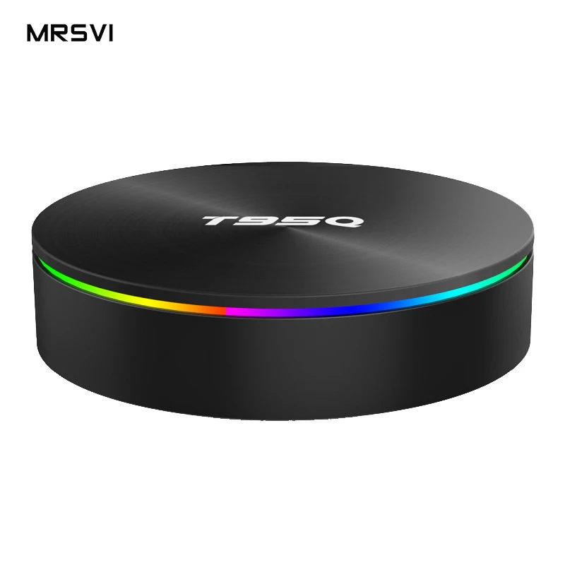 T95Q 4 Гб RAM 32 64 ROM Android tv box 2 4G/5 8G Dual Wifi 4k потоковый медиаплеер