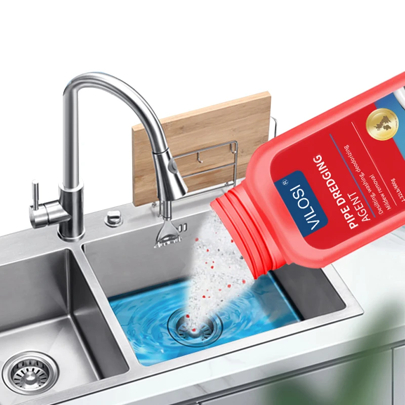 VILOSI Powerful Pipeline Dredge Sink pipe cleaning powder Pipe Cleaner for house cleaning