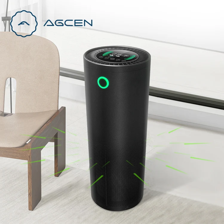AGCEN OEM ODM Purificador de aire H13 HEPA filter UV-C PM air purifier with PM2.5 Temperature sensor