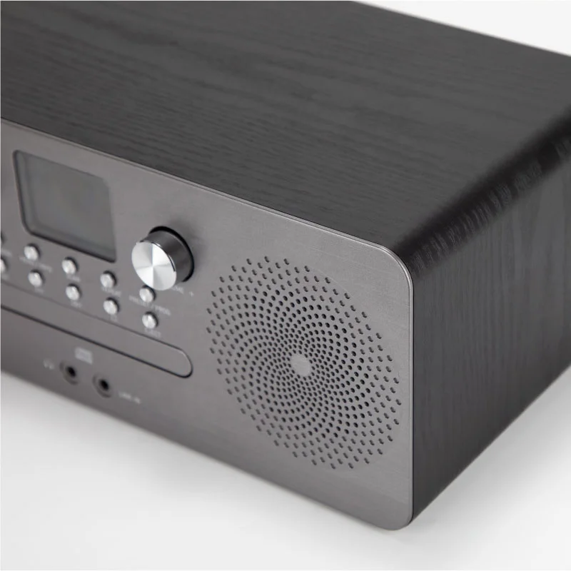 Trettitre Full-Range Wooden Desktop Speaker  Boombox Trade Mini Music Speakers Box Of Sound Boombox