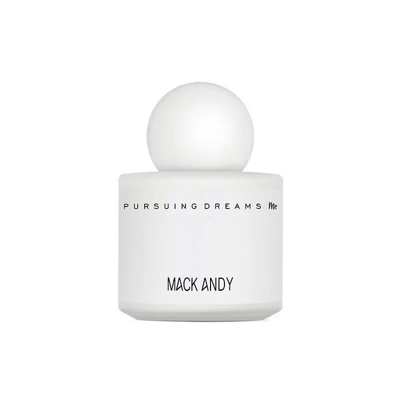 Wholesale Customized Logo 50ml Black White Round Empty Perfume Bottle with Box