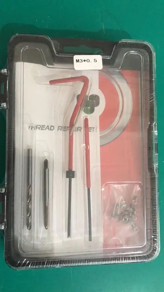 Набор инструментов для ремонта внутренней резьбы 3*0 5
