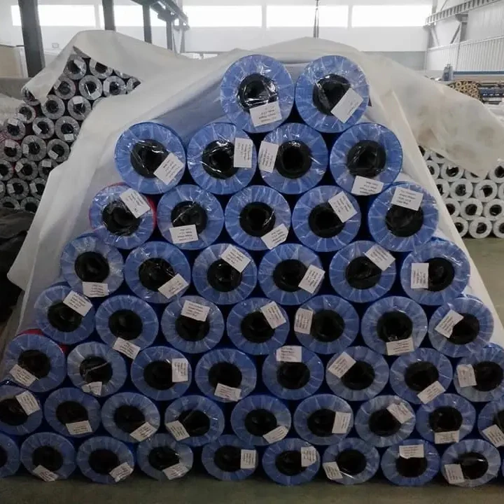 550GSM 610GSM 650GSM 1000d 0.5mm 100% Polyester Blue Roll Vinyl Tarp PVC Coated Tarpaulin Fabric