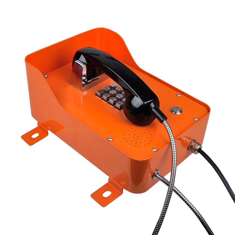 Wall Mount Waterproof Aluminum Alloy Color Customized with one speed dial button Waterproof Telephone JWAT937