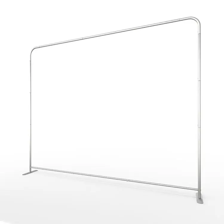 HLY Customized Christmas Theme Exhibition Pillow Case Backdrop Aluminum Alloy Stand Tension Fabric Photo Booth Backdrop