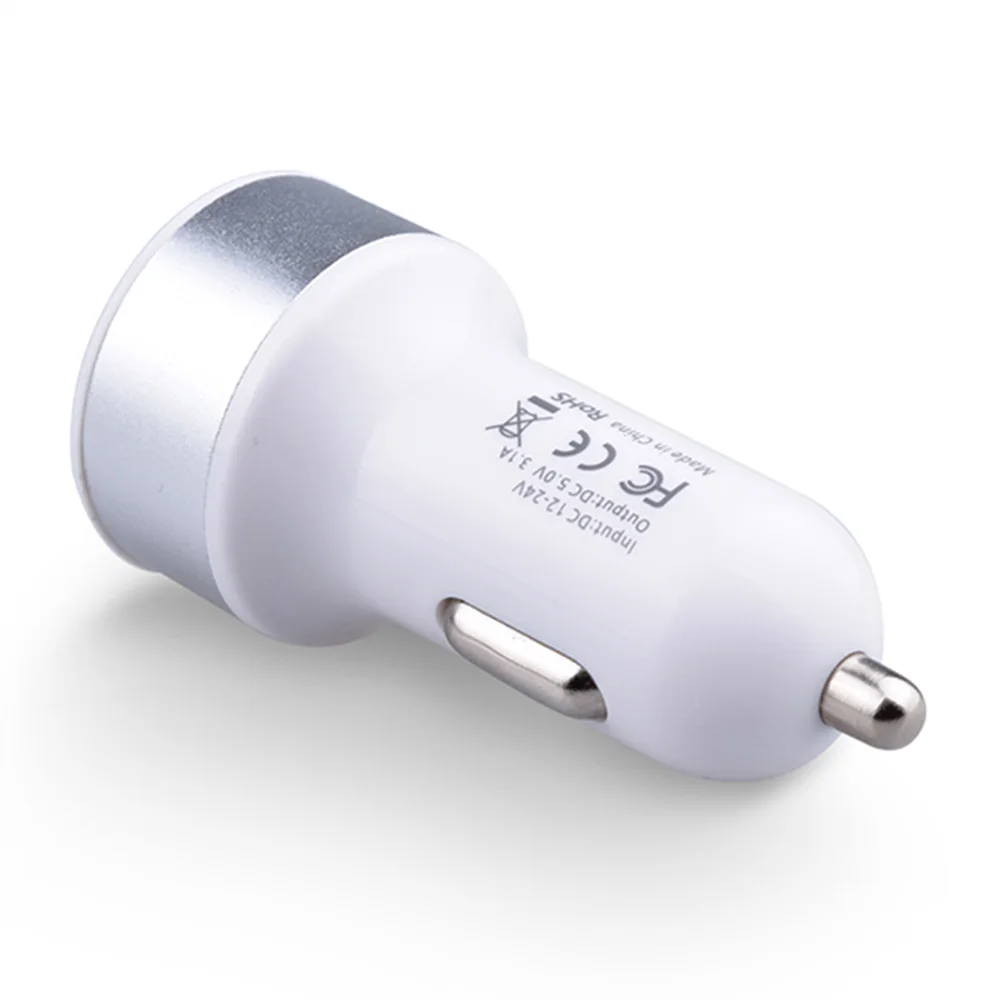  Автомобильное зарядное устройство с двумя USB-портами 5 в 2 1