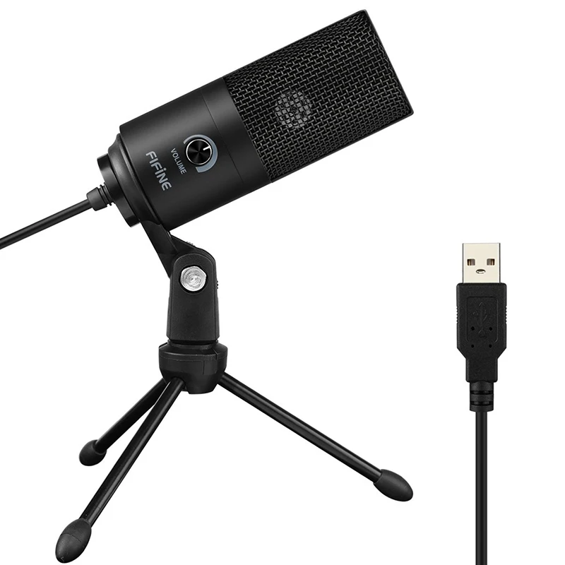  Настольный usb-конденсаторный микрофон Fifine с триподом для