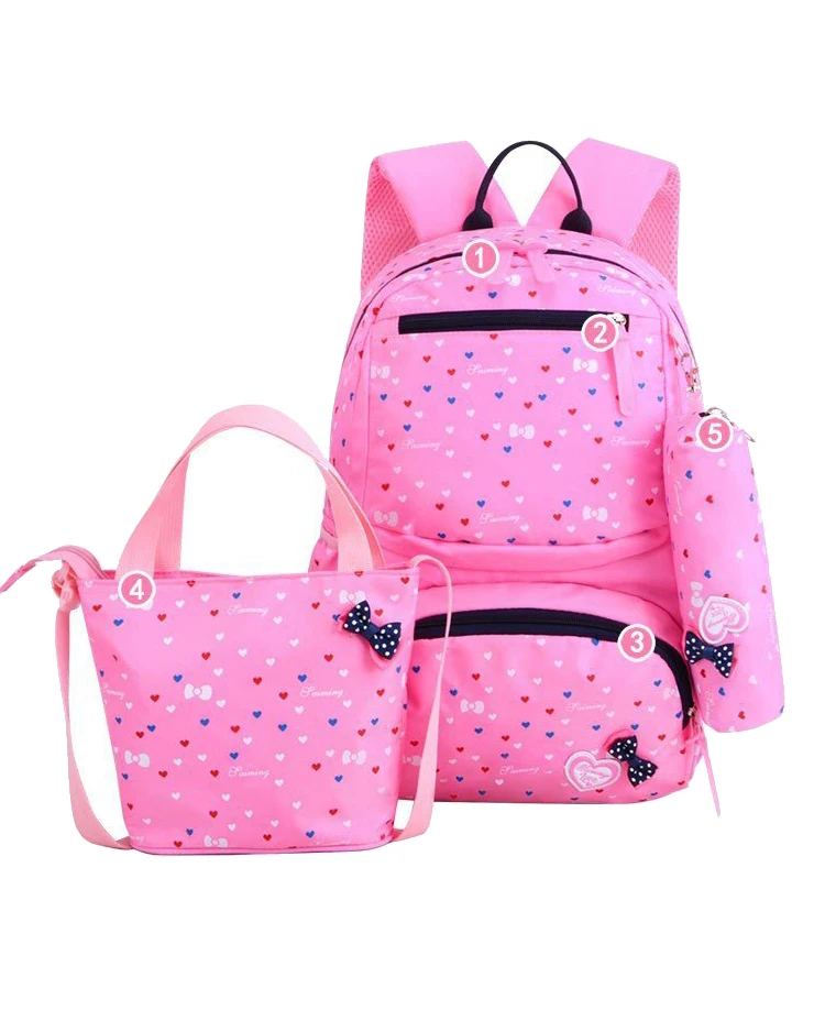 Primary School Students in the First and Second Grades of Schoolbags are Super Light Burden Girls 1-3 Grades are Easy to Bring