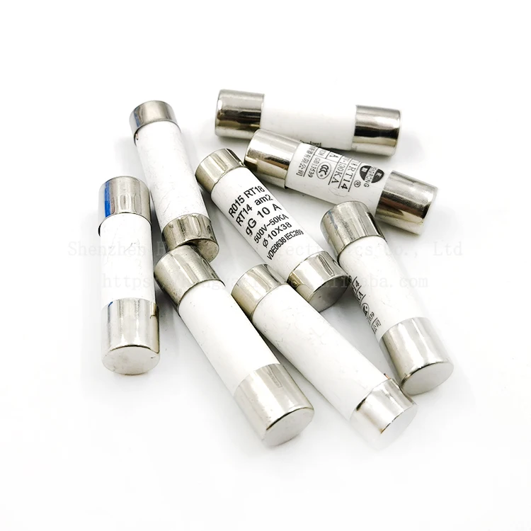5x20mm 6x30mm 10x38mm Glass and Ceramic tube  Fused quick break slow break fuse 1A2A3A5A8A10A12A16A20A25A30A32A50A