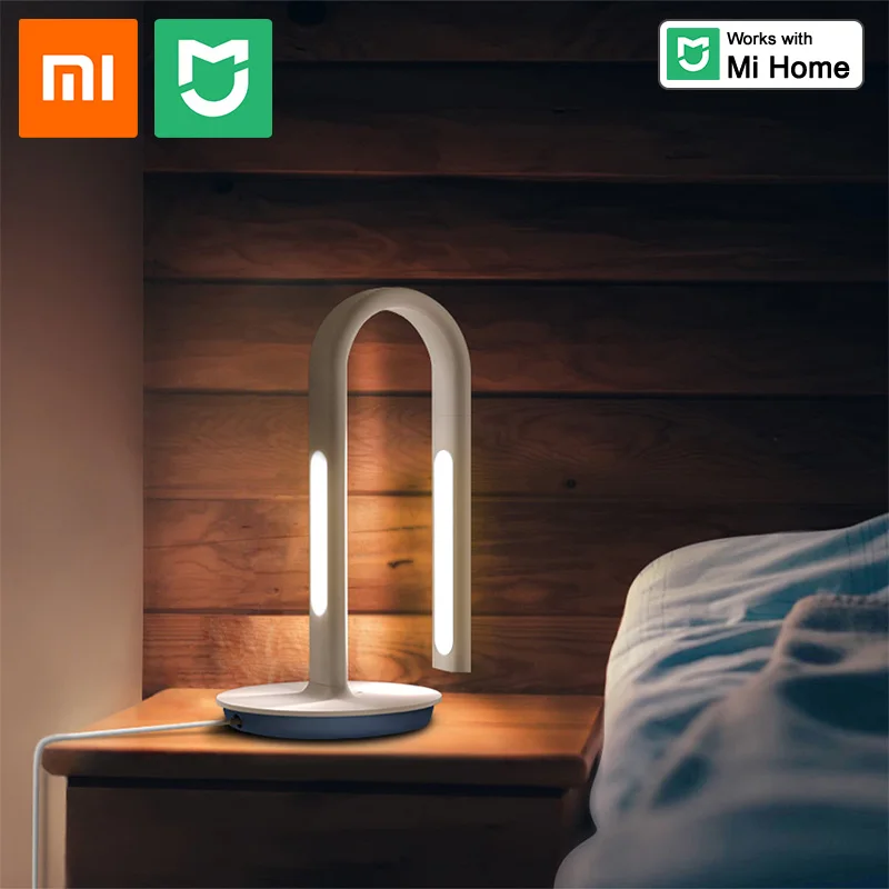 Original Xiaomi Mijia Philips Smart Desk Lamp LED Light Table Lamp 2S Eyecare Desklight 4000K Dual light IOS Android APP Control