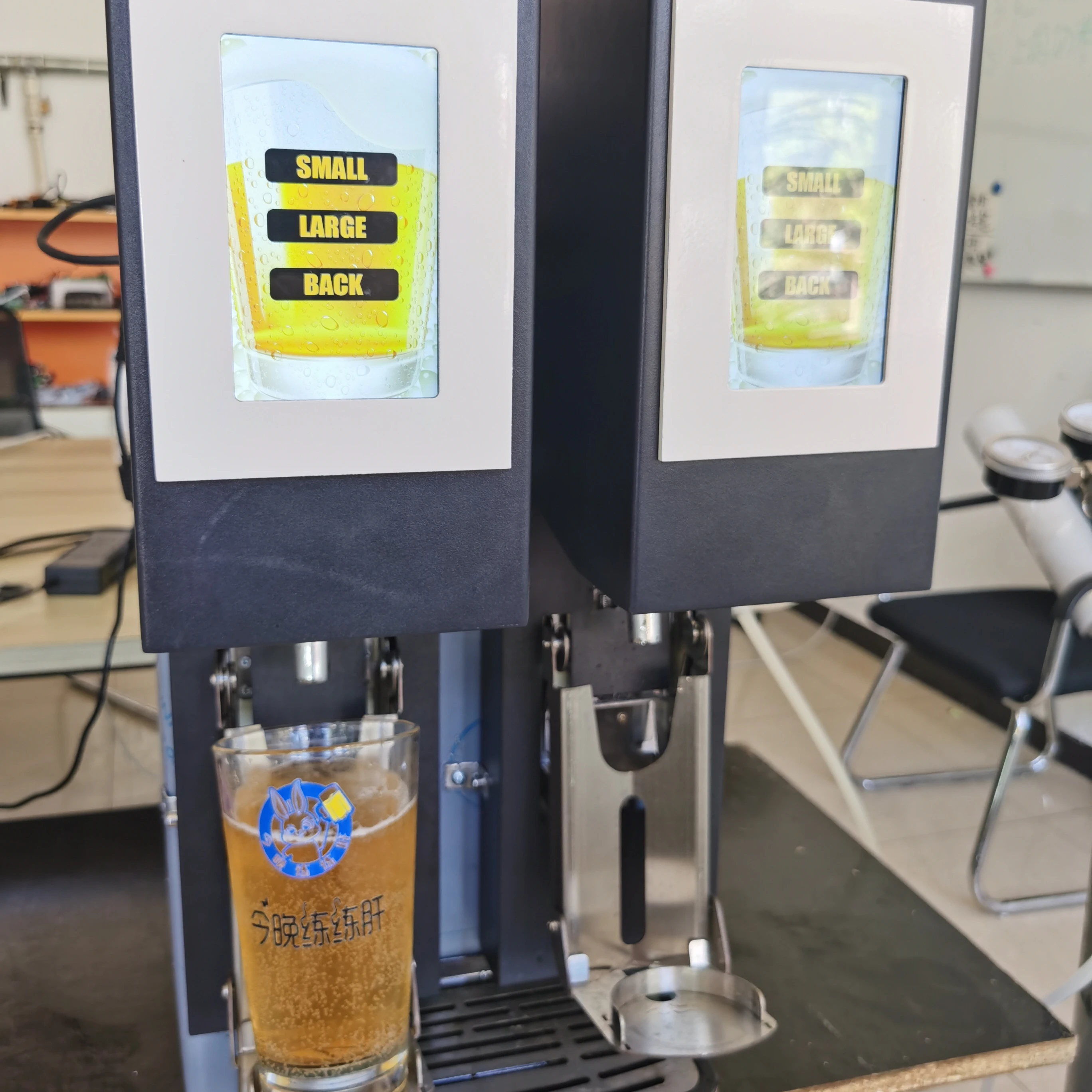 Customized  Automatic beer dispenser 1 tap 2 taps beer cooler