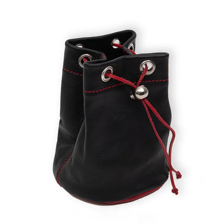 Golf Bag ball storage Personalized leather Bags most Popular golf pouch ball storage Bag  glove stash and Tees Golf Accessories