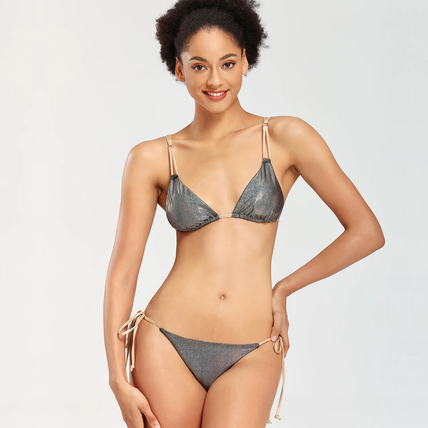 2023 New Product Fashion Two Piece Tight Swimsuit Supplier All Sexy Bikini for Women